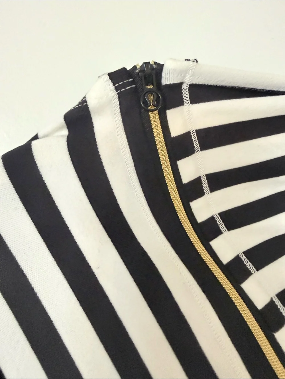 Black and White Striped Lululemon Scarf Wrap